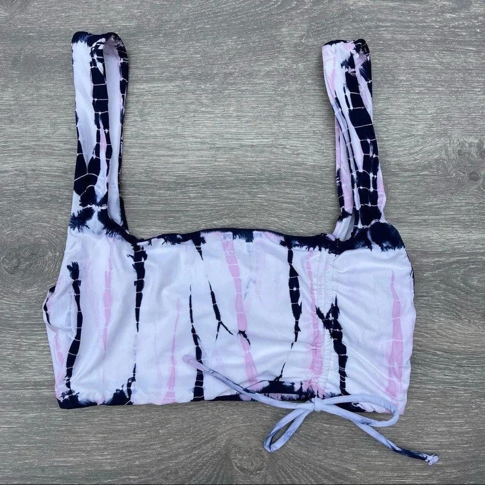 L*Space Tie Dye Wilder Bikini Top & Frenchi Bottoms, midnight blue - Picture 4 of 16